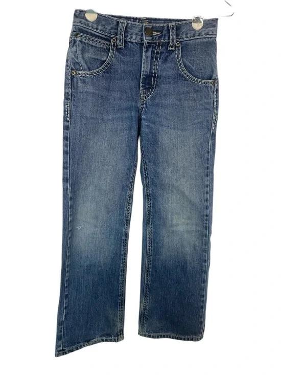 Rock 47 by Wrangler Blue Boot Cut Denim Jeans Boys 10 Reg - Picture 1 of 7